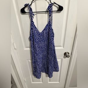 WOMEN’S Dress - blue flowers.